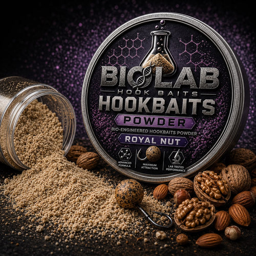 BIO LAB HOOKBAITS POWER - ROYAL NUT delivers premium attraction in every cast. Engineered with a potent blend of natural nut flavours and bio-active compounds, these hookbaits are designed to trigger aggressive feeding responses from carp and other species. The Royal Nut formula combines rich, complex aromas with proven fish-catching performance. Perfect for both method feeder and hair-rigged presentations, these hookbaits offer consistent quality and reliability. Trust BIO LAB's expertise to put more fish 